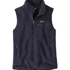 Best Polaire Retro Pile Vest Sunken Blue Femme Polaire Femme|Veste De Ski