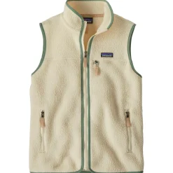 Polaire Femme|Veste De Ski<Patagonia Polaire Retro Pile Vest Natural Ellwood Green