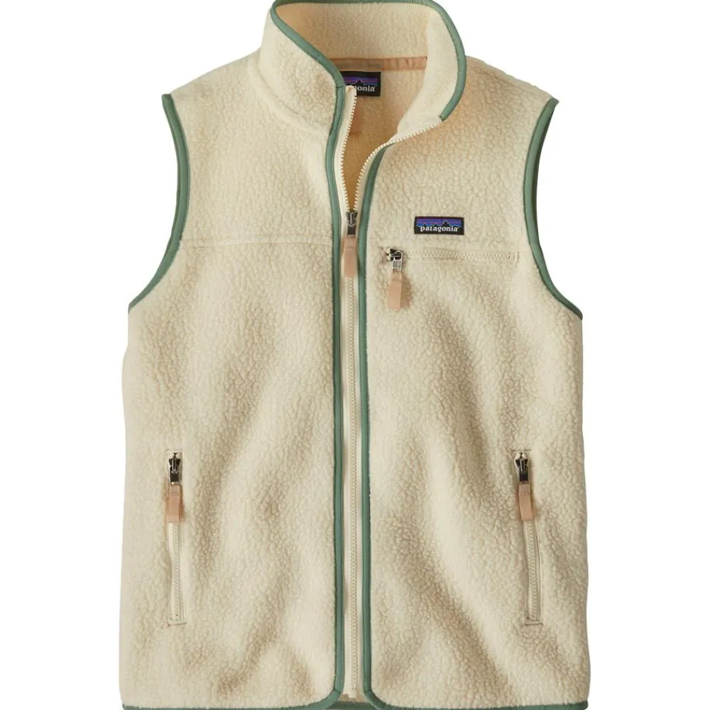 Polaire Femme|Veste De Ski<Patagonia Polaire Retro Pile Vest Natural Ellwood Green
