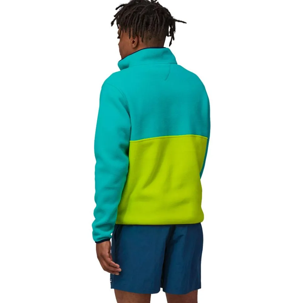 New Polaire Synch Anorak Phosphorus Green Homme Veste De Ski|Polaire Homme