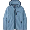 Veste De Ski|Polaire Femme<Patagonia Polaire Women's Retro Pile Hoody Barnacle Blue