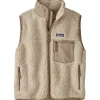 Hot Polaire W's Classic Retro X Vest Natural Femme Polaire Femme|Veste De Ski