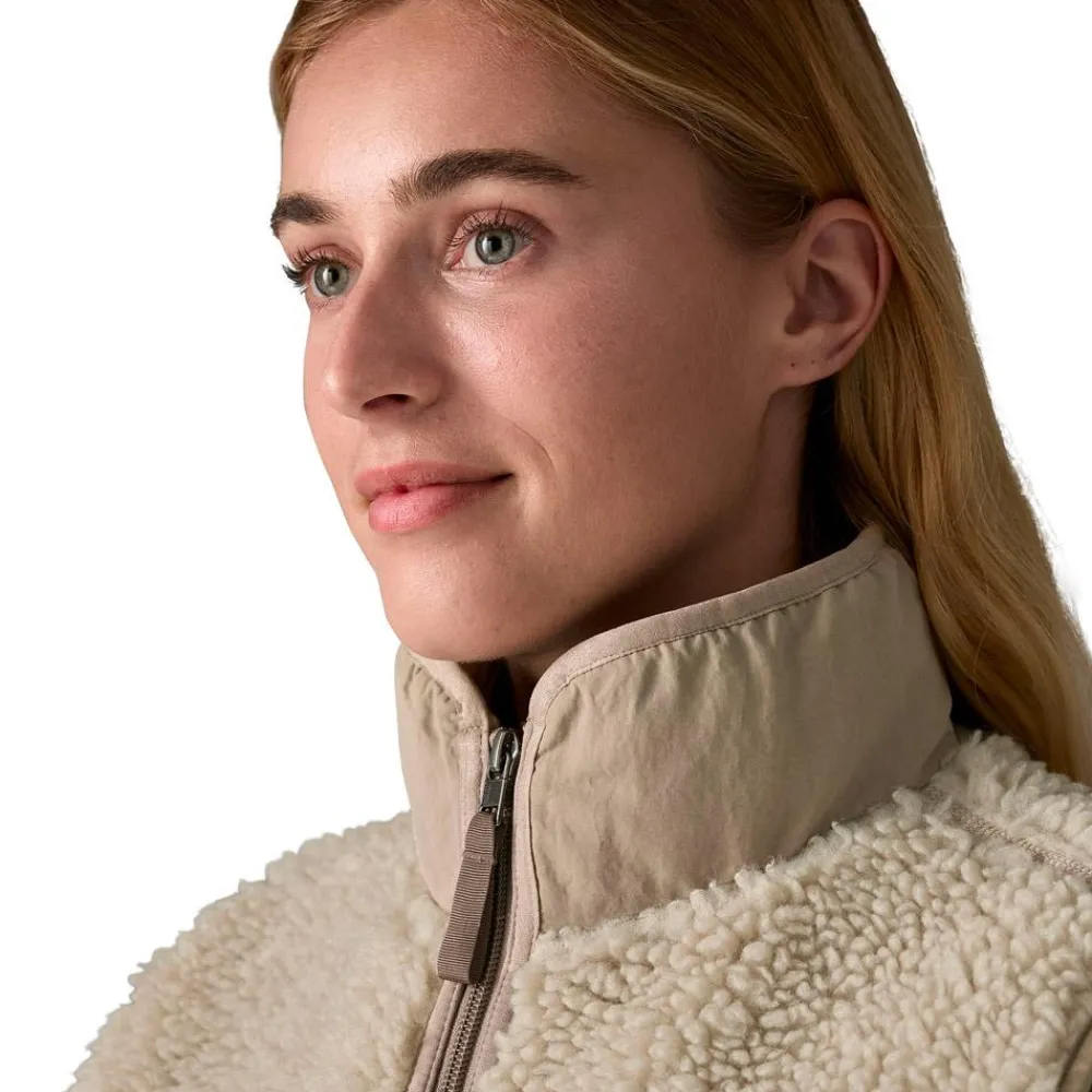 Hot Polaire W's Classic Retro X Vest Natural Femme Polaire Femme|Veste De Ski