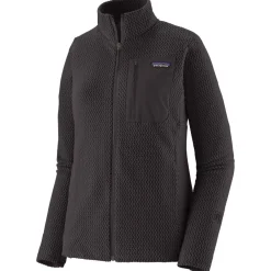 Polaire W's R1 Air Jacket Black Femme Polaire Femme|Veste De Ski