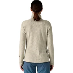 Polaire W's R1 Air Zip Neck Wool White Femme Polaire Femme|Veste De Ski