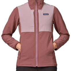 Polaire W's R2 Crossstrata Jkt Dulse Mauve Femme Polaire Femme|Veste De Ski