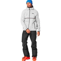 Sale Polaire Ambroze Fleece Grey Melange Homme Polaire Homme|Veste De Ski