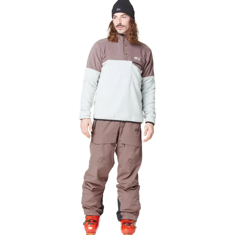 Polaire Homme|Veste De Ski<Picture Polaire Arcca 1/4 Fleece Deep Taupe Pigeon