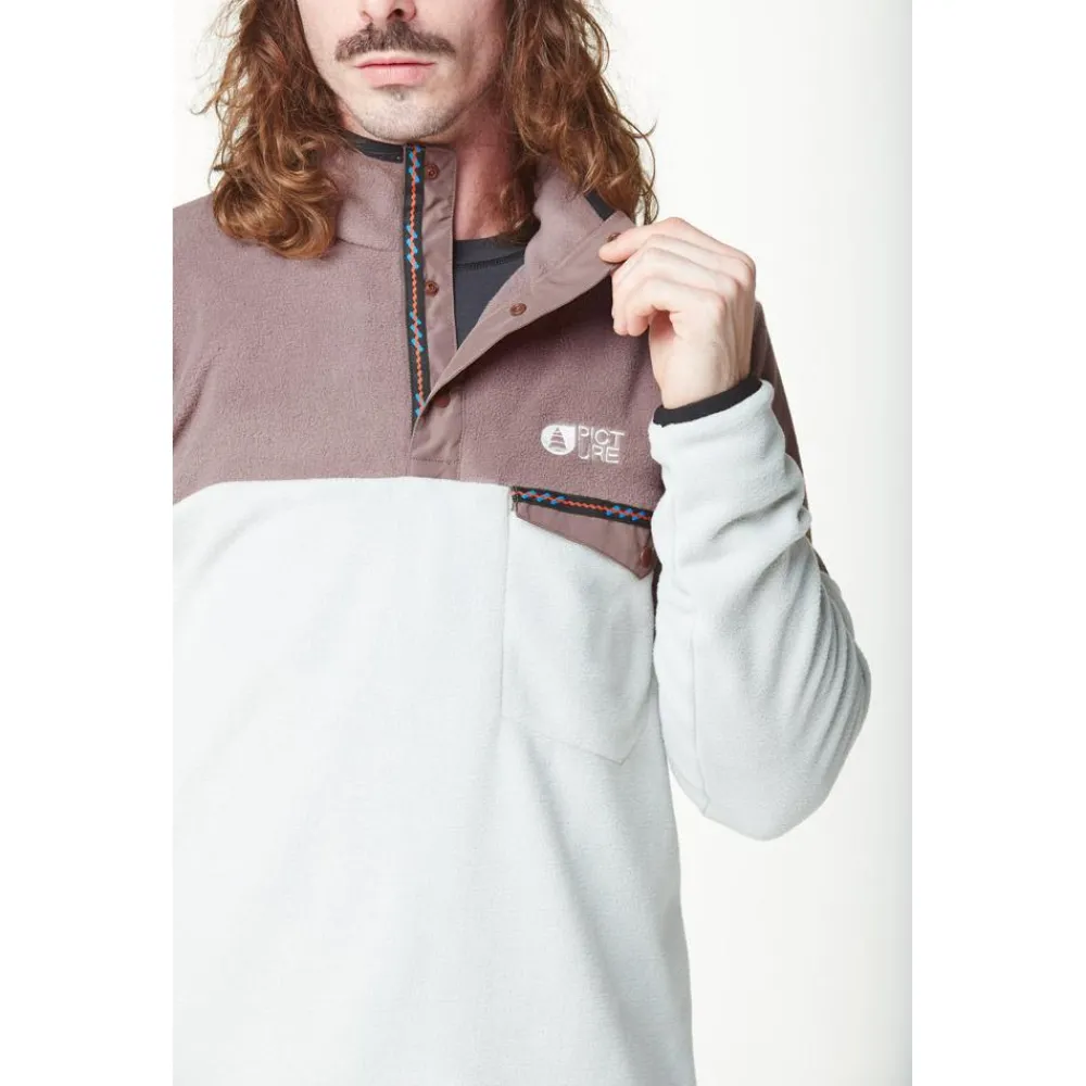 Polaire Homme|Veste De Ski<Picture Polaire Arcca 1/4 Fleece Deep Taupe Pigeon