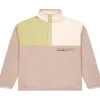 Polaire Arcca W 1/4 Fleece Roebuck Hemp Vanilla Femme Polaire Femme|Veste De Ski