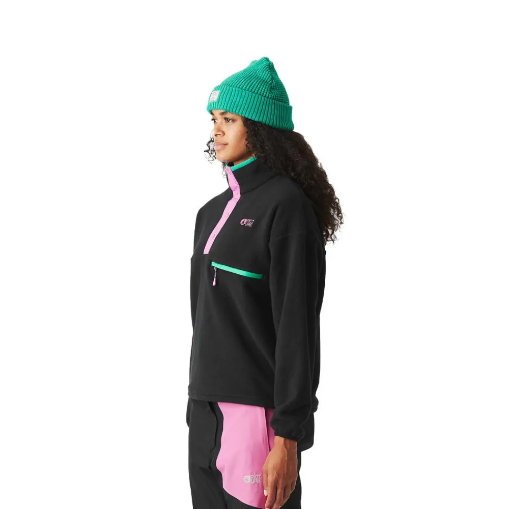 Polaire Arcca W 1/4 Black Femme Veste De Ski|Polaire Femme