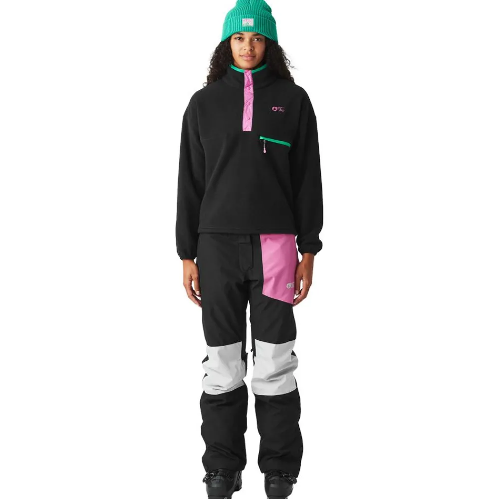 Polaire Arcca W 1/4 Black Femme Veste De Ski|Polaire Femme