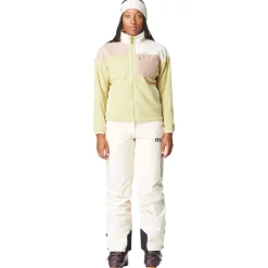 New Polaire Arcca W Full Zip Fleece Hemp Roebuck Vanilla Femme Veste De Ski|Polaire Femme