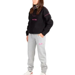 Outlet Polaire Cylla Crop 1/4 Black Femme Veste De Ski|Polaire Femme