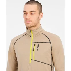Polaire Homme|Veste De Ski<Protest Polaire Prtkody 1/4 Zip Active Top BambooBeige
