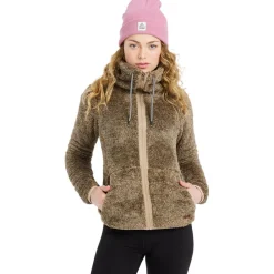Veste De Ski|Polaire Femme<Protest Polaire RIRI Full Zip Top Bamboo Beige