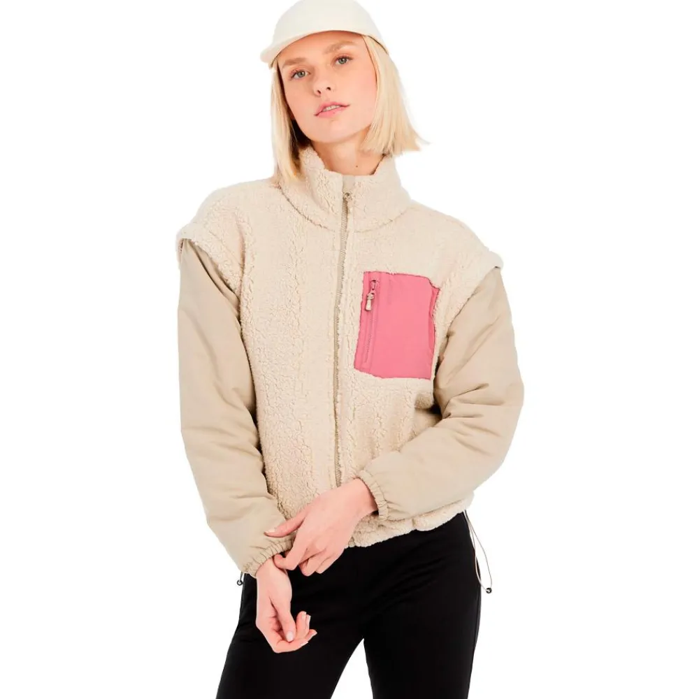 Clearance Polaire Tracy Off White Femme Veste De Ski|Polaire Femme