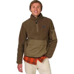 Hot Polaire Fleece Anorak Fig Homme Polaire Homme|Sweat - Pull - Poncho