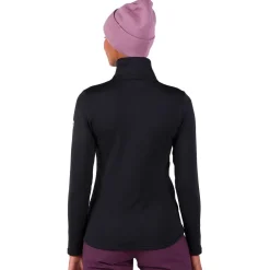 Hot Polaire W Blackside Fleece Half Zip Black Femme Polaire Femme|Veste De Ski
