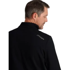 Polaire Homme<Spyder Polaire Bandit Half Zip Black