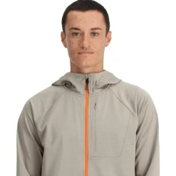 Hot Polaire Gridweb Fleece Hoodie Concrete Homme Polaire Homme|Veste De Ski