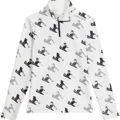 Discount Polaire Vivid 1/2 Zip White Femme Polaire Femme|Veste De Ski