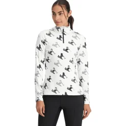 Discount Polaire Vivid 1/2 Zip White Femme Polaire Femme|Veste De Ski