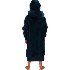 Sweat - Pull - Poncho<All-In Poncho Poncho Plaid Junior Grey Blue