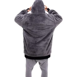 Online Poncho Poncho Plaid Charcoal Sweat - Pull - Poncho