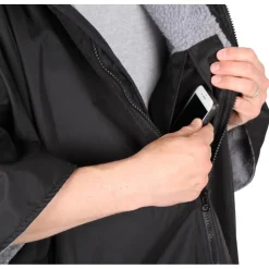 Poncho De Pluie|Veste Randonnée<Lifeventure Poncho de pluie Therma Robe Short Sleeved Black