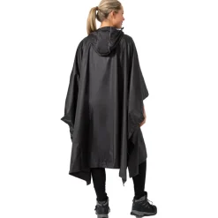 Online Poncho de pluie Mias Poncho Black Poncho De Pluie|Veste Randonnée