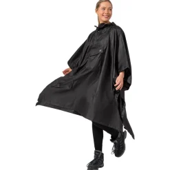 Online Poncho de pluie Mias Poncho Black Poncho De Pluie|Veste Randonnée
