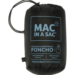 Online Poncho de pluie Mias Poncho Black Poncho De Pluie|Veste Randonnée
