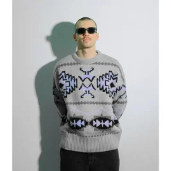 Discount Pull Pohono Jumpers Gris Chine Sweat - Pull - Poncho