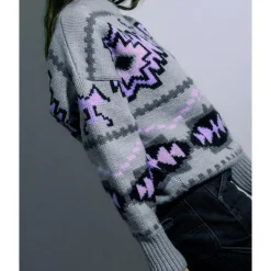 Discount Pull Pohono Jumpers Gris Chine Sweat - Pull - Poncho