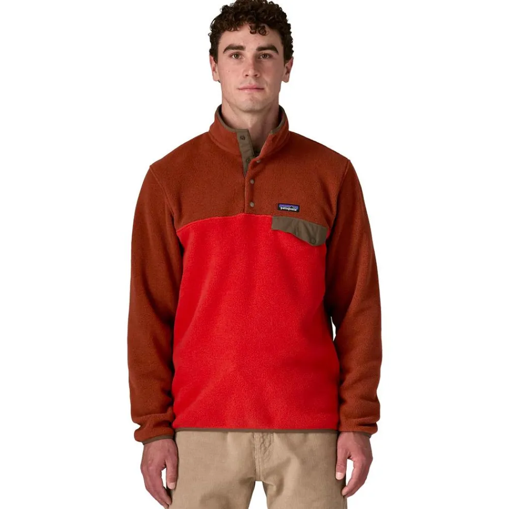 Sweat - Pull - Poncho<Patagonia Pull Lightweight Synchilla Snap-T Amanita Red