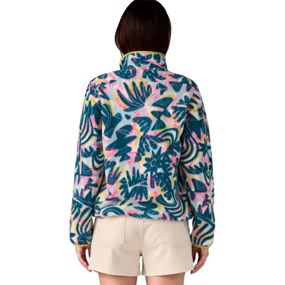 Polaire Femme|Sweat - Pull - Poncho<Patagonia Pull Women’s Lightweight Synchilla Snap-T Wild Botanist Tidal Teal