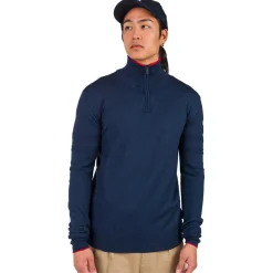 Hot Pull Stripe Hz Knit New Dark Navy Sweat - Pull - Poncho