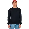 Clearance Pull Stripe Rn Knit New Black Sweat - Pull - Poncho