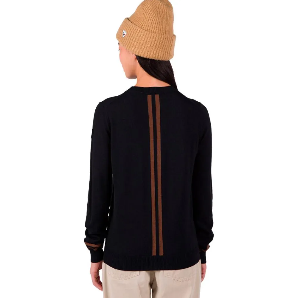 Outlet Pull W Corporate Crew Neck Black Sweat - Pull - Poncho
