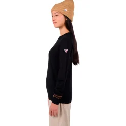 Outlet Pull W Corporate Crew Neck Black Sweat - Pull - Poncho