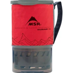 Réchaud<MSR Réchaud WindBurner 1.0L Personal Stove System Red