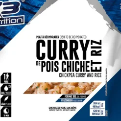 Repas Lyophilisés<MX3 Repas Lyophilisé   Curry De Pois Chiche & Riz 210 g.