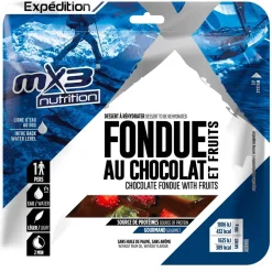 New Repas Lyophilisé   Fondue Au Chocolat & Crousty Fruits 90 g. Repas Lyophilisés