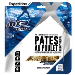 Online Repas Lyophilisé   Pâtes au poulet et champignons 130 g. Repas Lyophilisés
