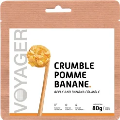 Hot Repas Lyophilisé   Crumble Pomme-Banane 80 g. Repas Lyophilisés