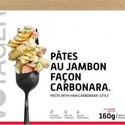 New Repas Lyophilisé   Pâtes Au Jambon Façon Carbonara 160 g. Repas Lyophilisés