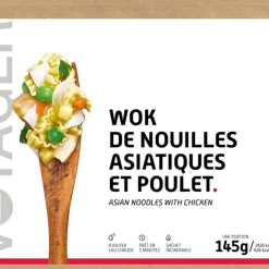 Online Repas Lyophilisé   Wok De Nouilles Asiatiques Et Poulet 145 g. Repas Lyophilisés