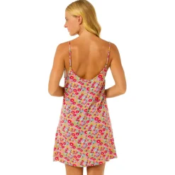 New Robe Las Dalias Ditsy Cover Up Blue Combinaison - Robe