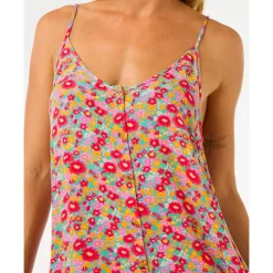 New Robe Las Dalias Ditsy Cover Up Blue Combinaison - Robe